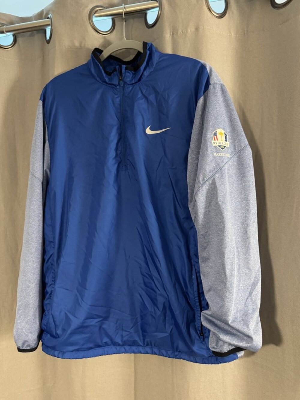 Nike Golf 2016 Ryder Cup Hazeltine Quarter-Zip Men's L Blue